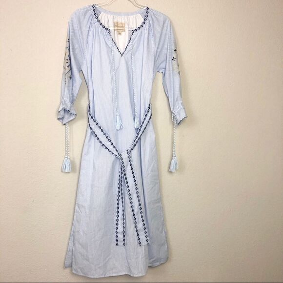 Moon River Embroidered Bohemian Dress Size S - Picture 2 of 3